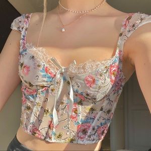 victoria secret corset top (never worn)